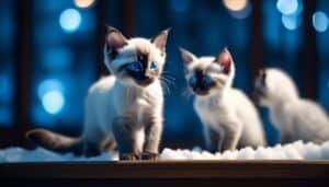 siamese kittens color mystery