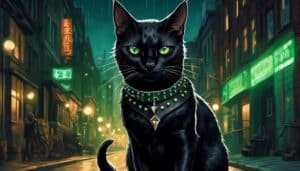 stylish collars for badass cats