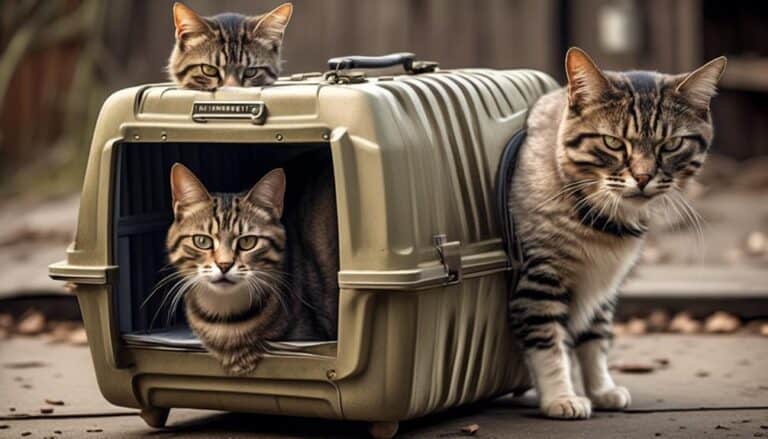 traveling with multiple cats