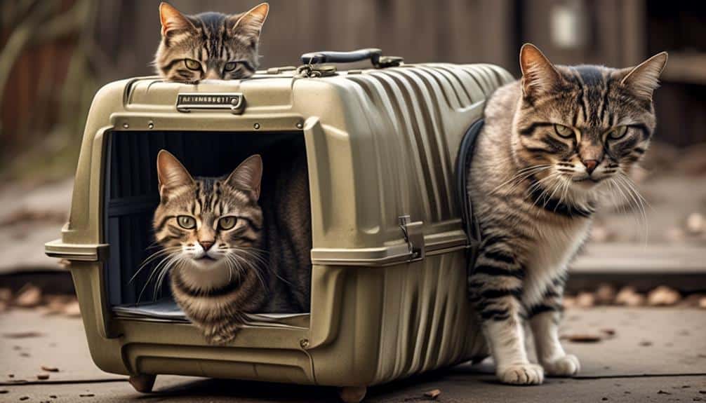 Territorial Tensions Traveling With Two Cats in One Carrier a