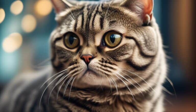 unique scottish fold tabby