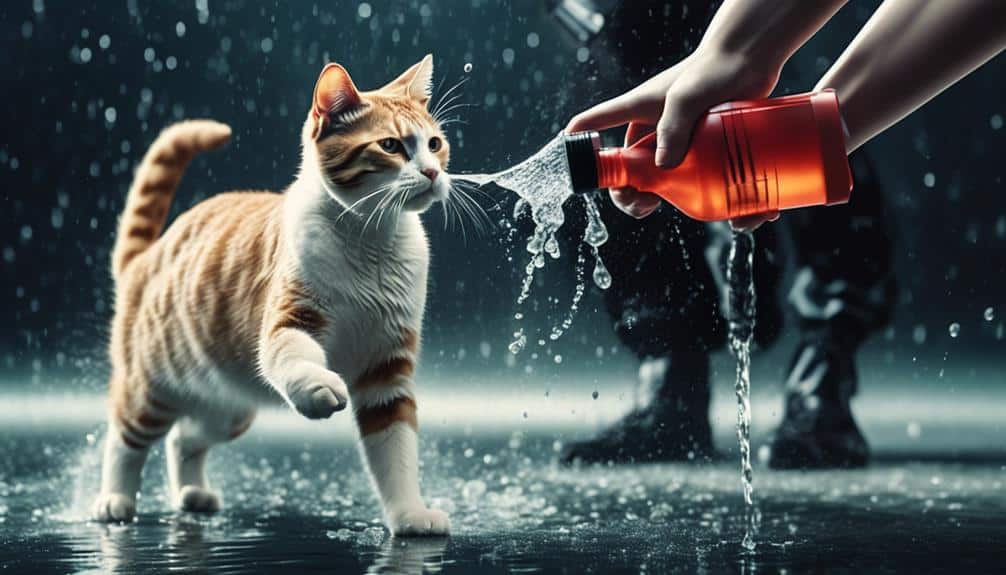 Controversial Cat Discipline Spraying Water Sparks Debate