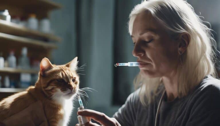 administering liquid medicine to cats