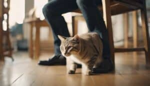 approaching shy cats safely