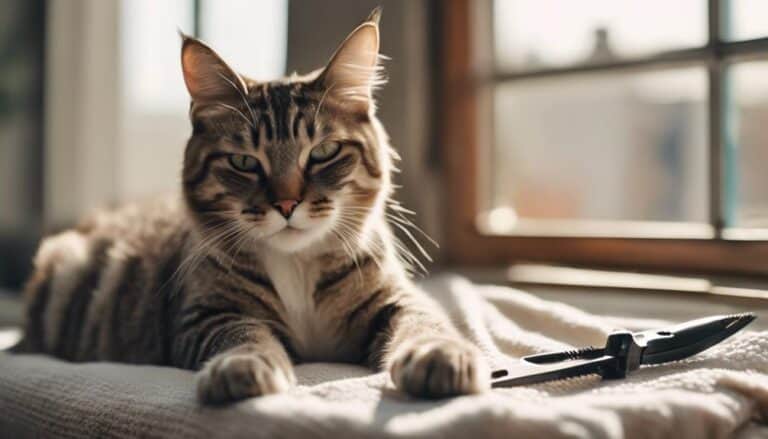 grooming your cat safely