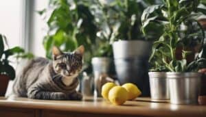 protecting plants from curious cats