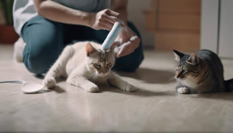 treating cat leg injury