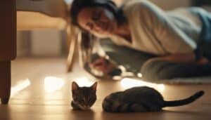 getting your cat unstuck