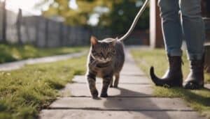 training cats to stay