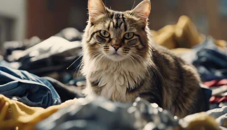 cat peeing on clothes