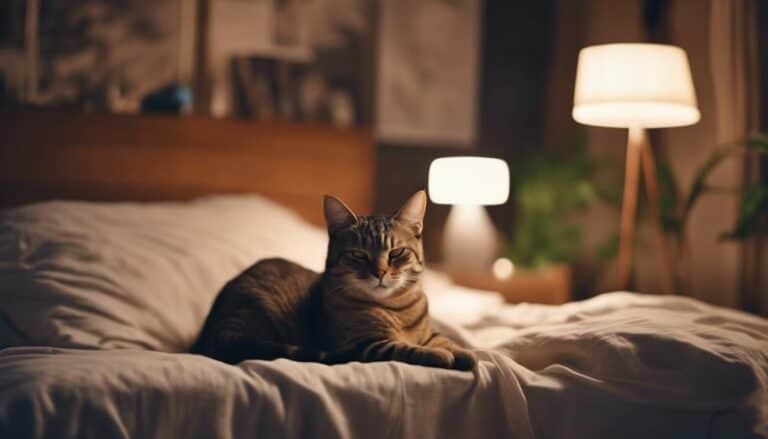 cat sleeping on chest