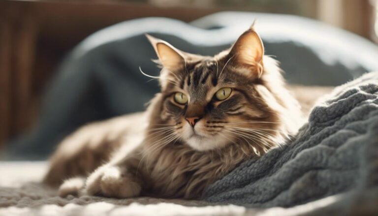 cats purring when dying