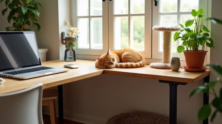 cat friendly workspace design