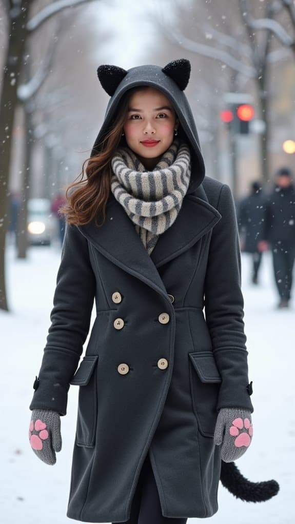 cat inspired winter fashion tips
