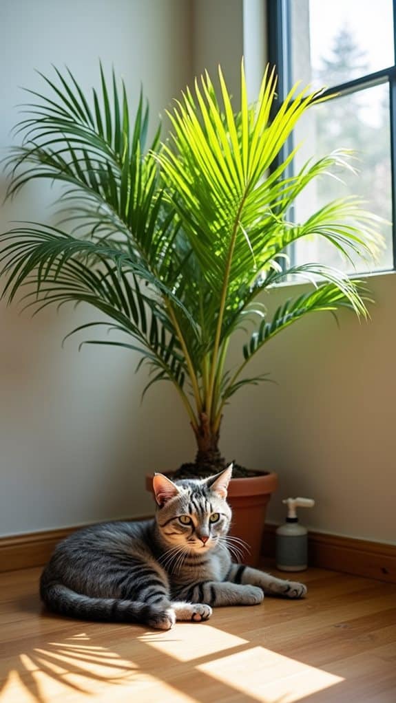 cat safe indoor palm plants