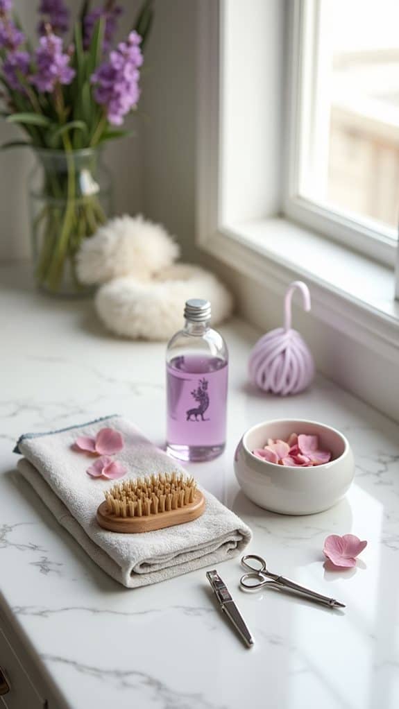 cat spa day essentials