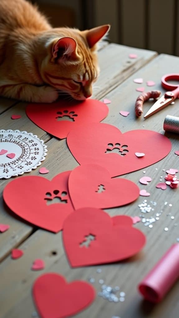 cat themed valentine s cards