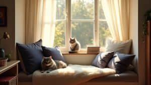 cozy corner for cats