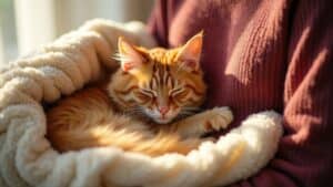 cuddle with your cat