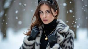 feline fashion for winter