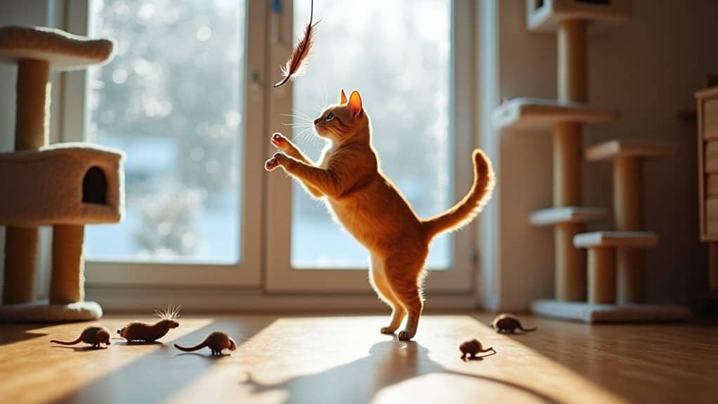 indoor cats winter activities
