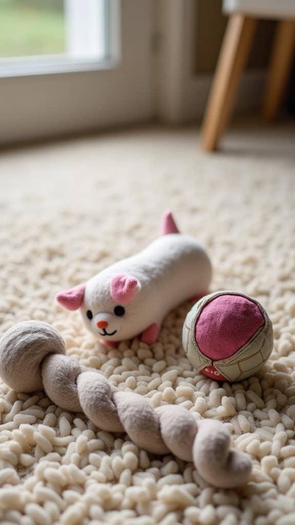 safe cat toy making