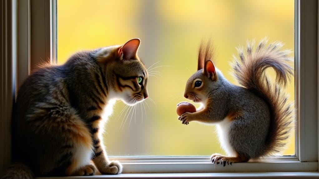 squirrel fun for cats