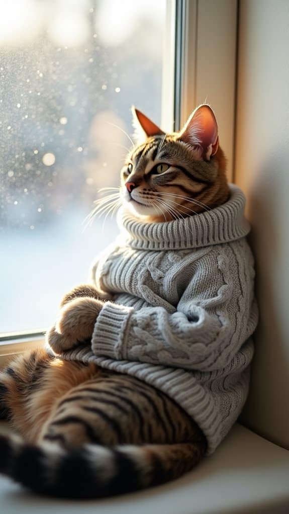 winter clothing for cats