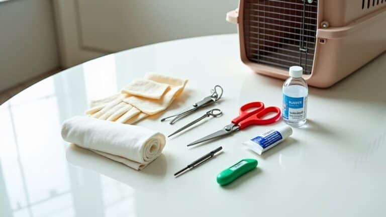 cat first aid supplies