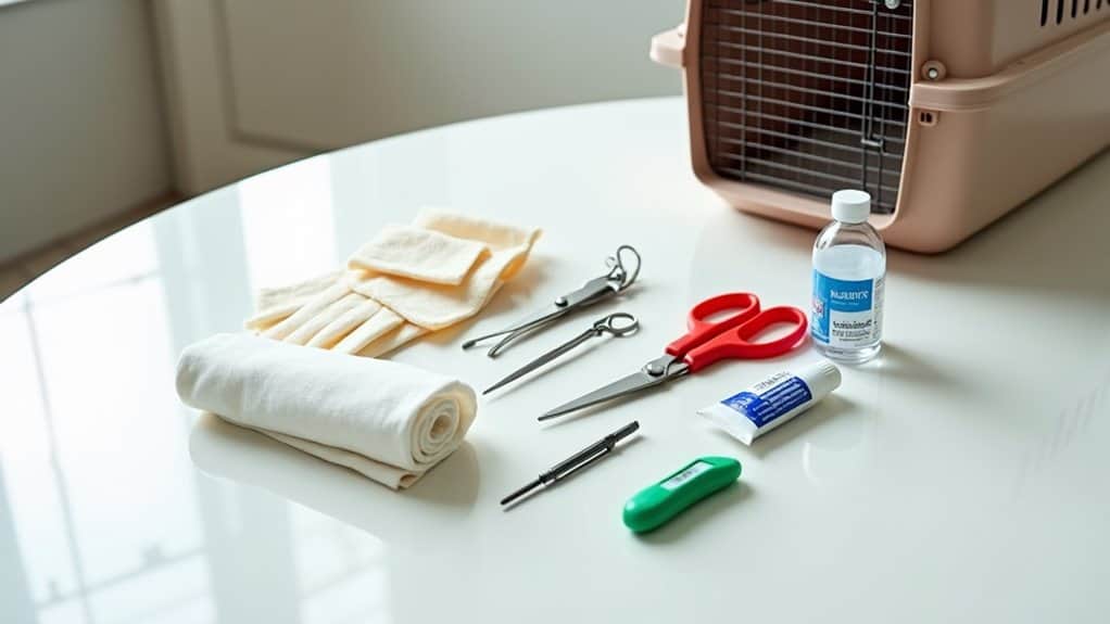 cat first aid supplies