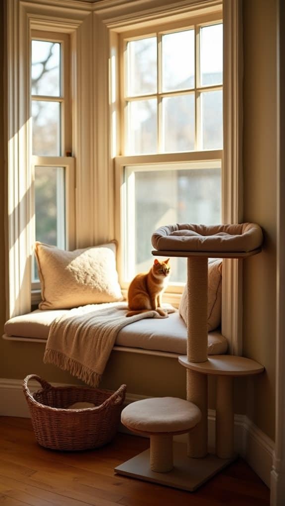 perfect location for cats