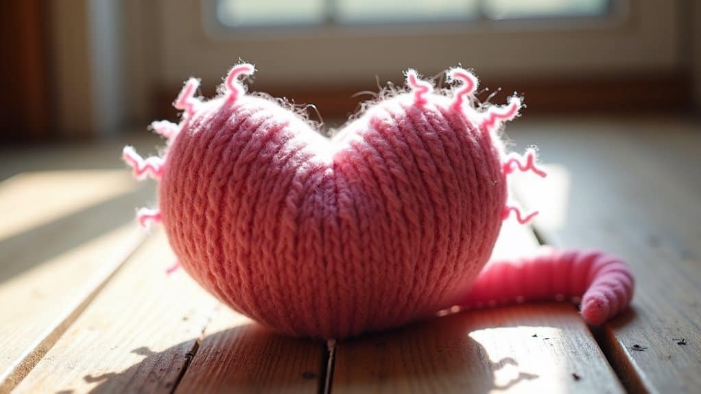 upcycled valentine s cat toys