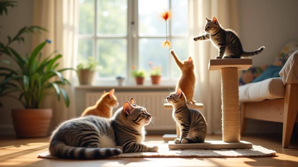 age appropriate cat activities