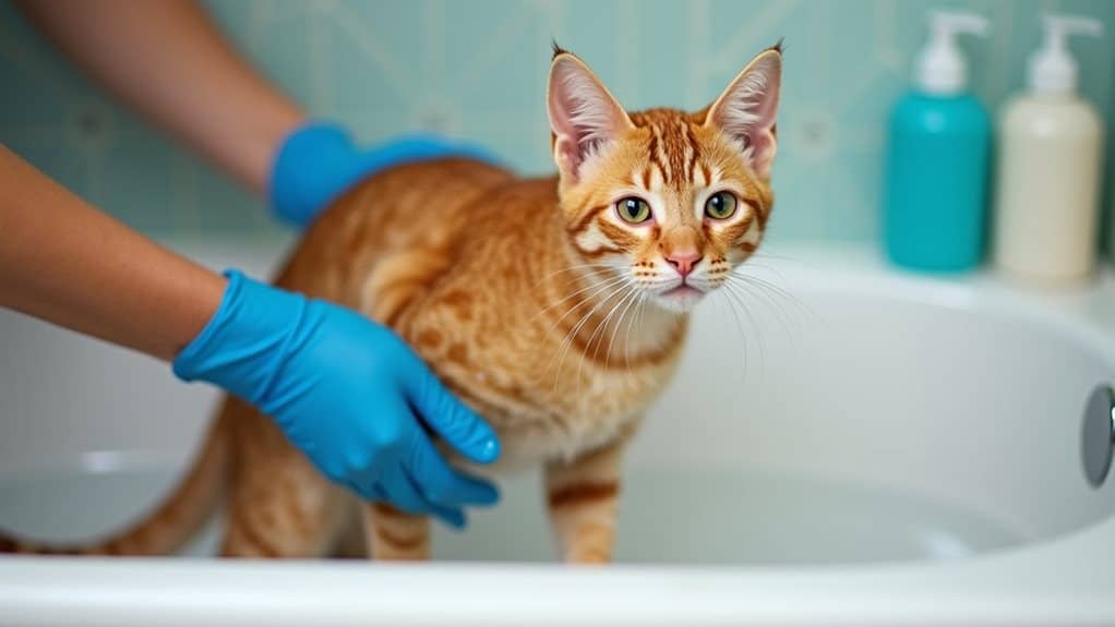 bathing cats is rarely necessary