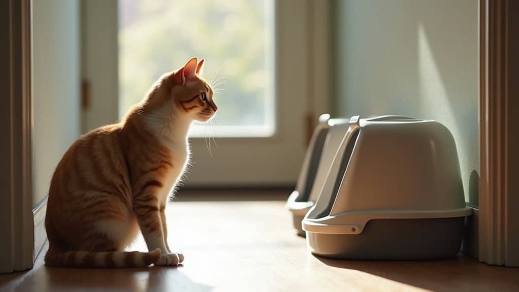 bathroom privacy for cats