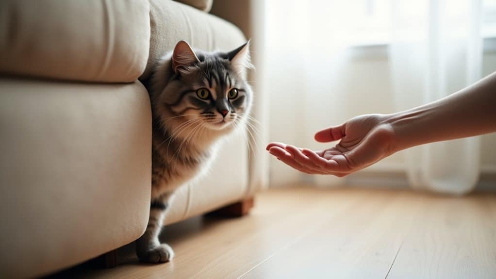 building trust with cats