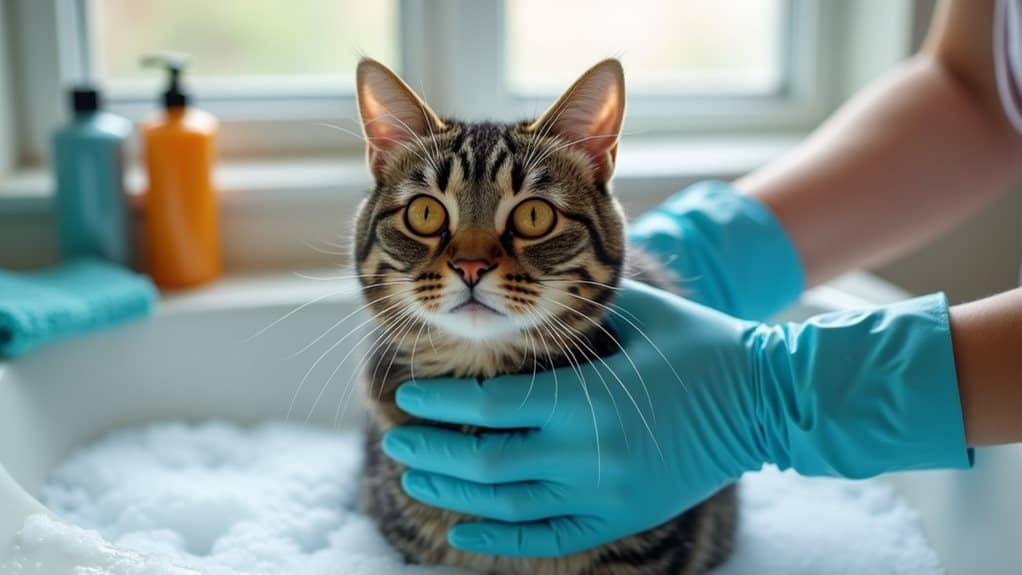 cat bathing safety tips