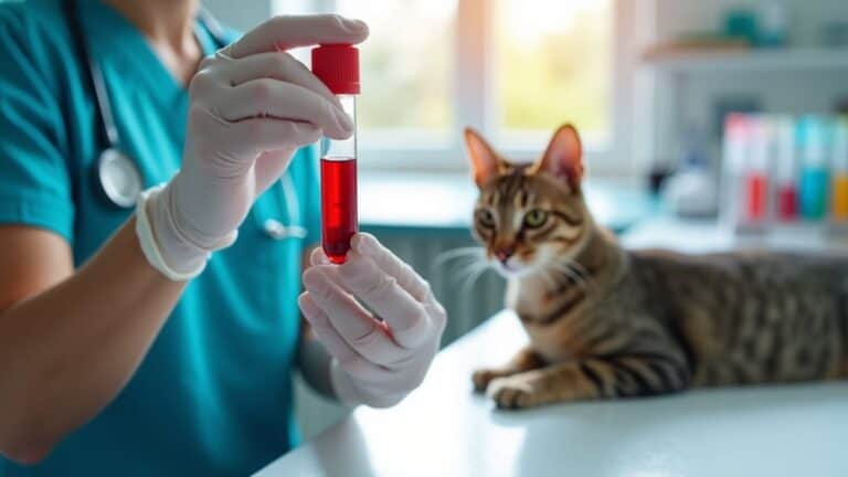 cat blood test analysis
