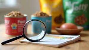 cat food ingredient analysis