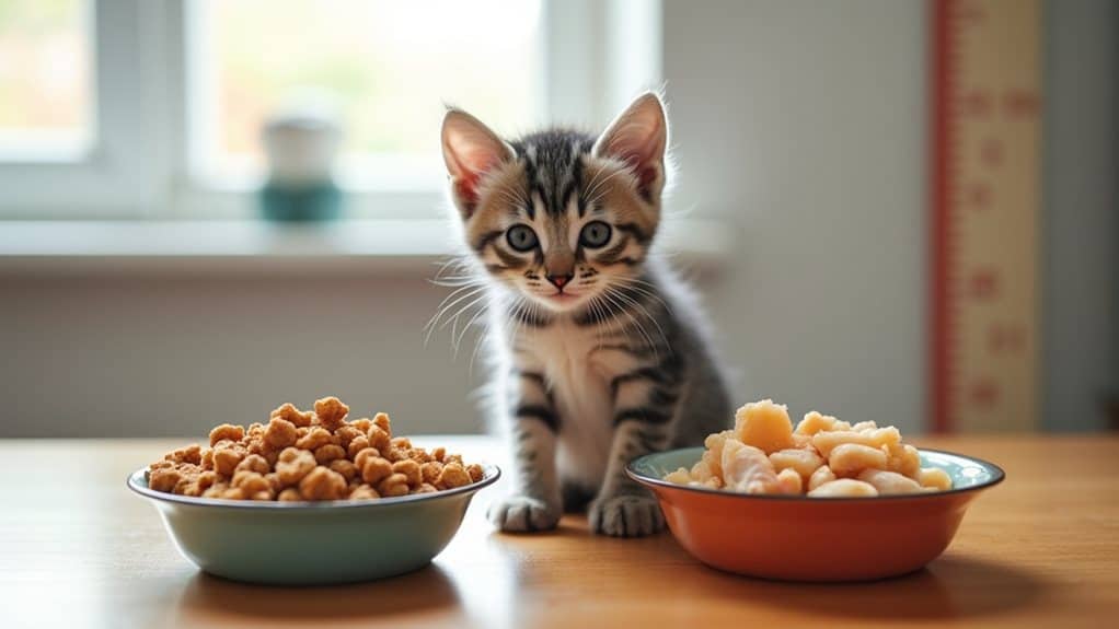 commercial vs homemade kitten diets