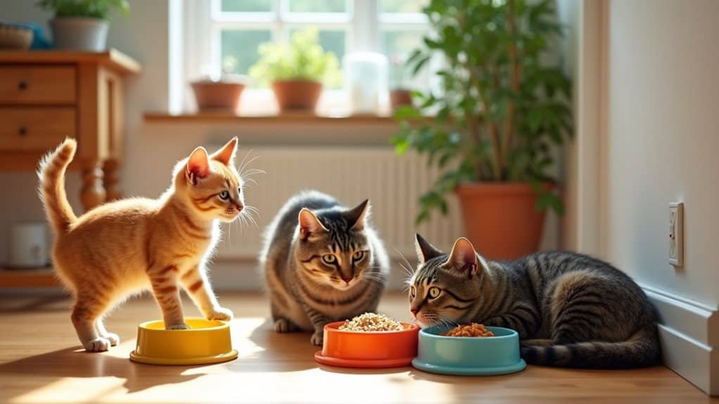 controlled meal stations established