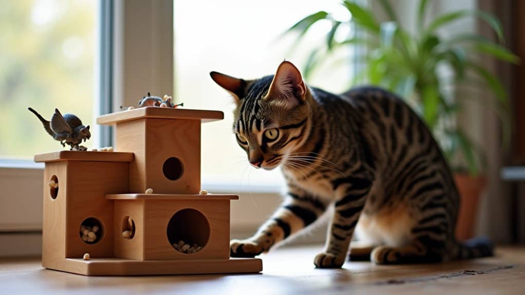 engaging feline hunting instincts