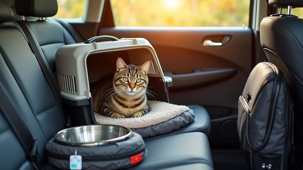 essential cat travel supplies