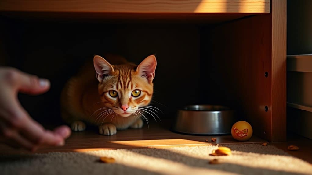 feline hiding behavior explained