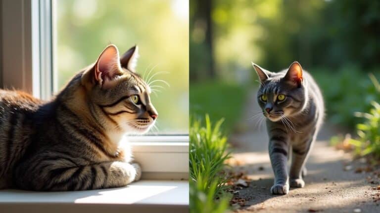 indoor and outdoor cats comparison
