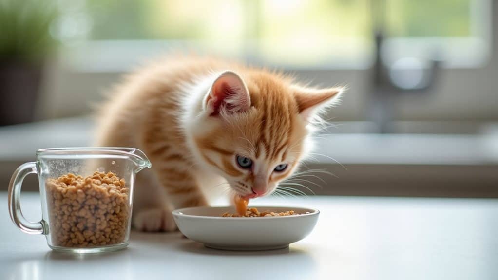 kitten food transition guidelines