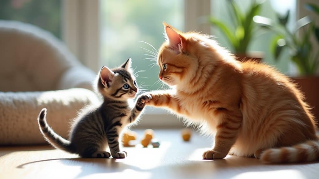 kittens learn social skills