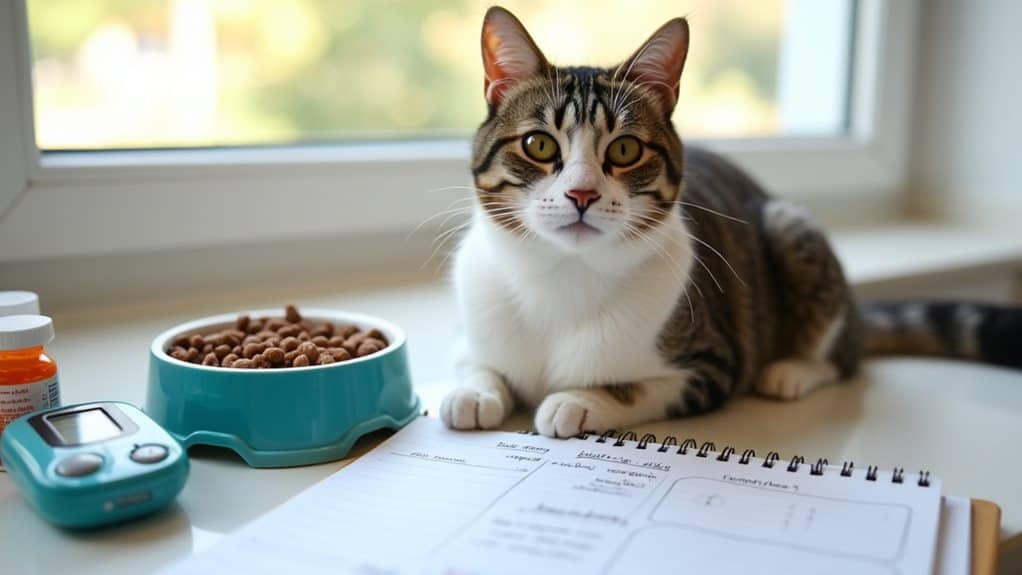 monitor cat health diet adjustments