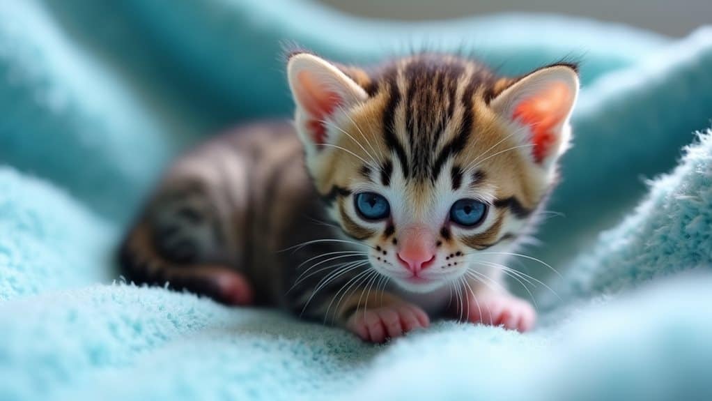 newborn kittens sensory development
