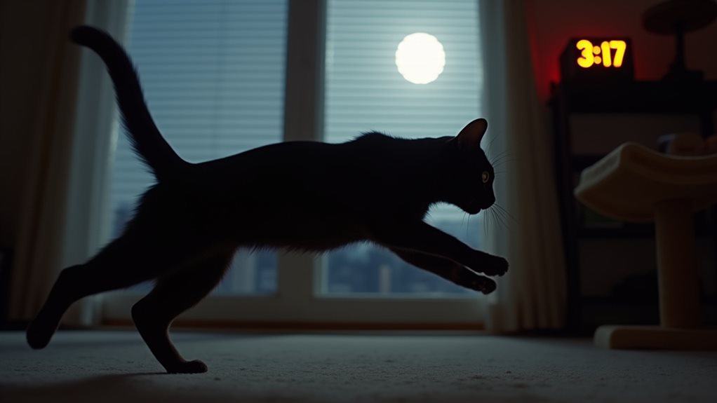 nocturnal feline energy bursts